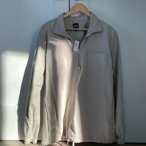 Mens Size Medium Gap Beige Cotton Jacket, brand new with a tag